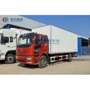 China 10 - 15T FAW 7.5 Meters Refrigerator Van Truck on sale