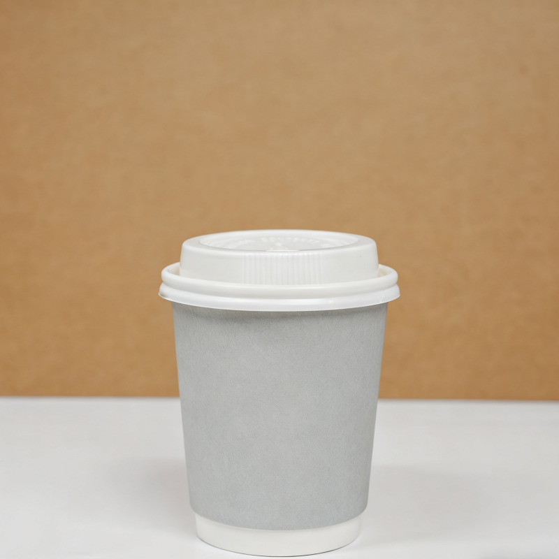 Customized printed logo eco-friendly food grade disposable single and double wall coffee paper cup