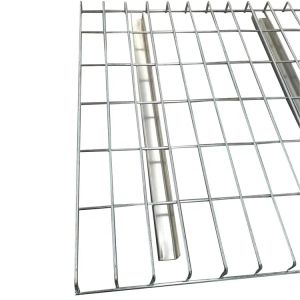 Logistic Steel Zinc Plated Pallet Racking Wire Decking Light Duty For Step Beam