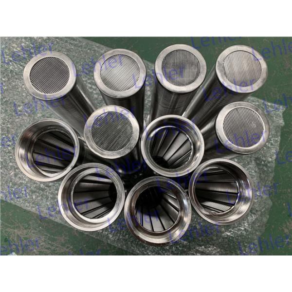 500 Micron Wedge Wire Screen Filter , Stainless Steel Wedge Wire Sieve Filter