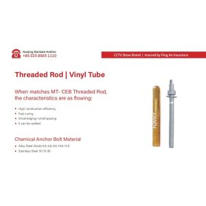 Epoxy Stainless Threaded Rod Anchor Bolt SS304 316 Stainless Sharp End ETA