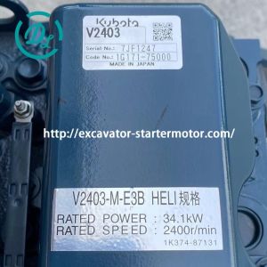 EexcavaStart Kubota V2403 Engine Assembly OEM 1G171-75000 Excavator Part
