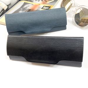 Eco-friendly magnetic sunglasses case pu eyeglasses case spectacle cases