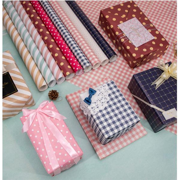 Quality 80GSM Tear Resistant Recyclable Wrapping Paper Roll 1 Roll wholesale