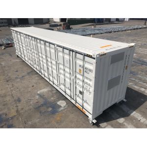 40ft Side Open Equipment Shipping Containers Sandwich Panel Rock Wool Insulated