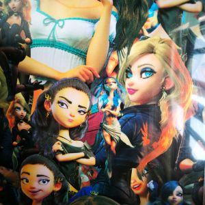 INK025 Cartoon Pattern Hydrographic Film Water Transfer Printing