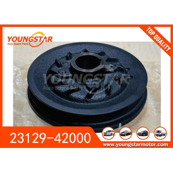 Quality HYUNDAI H100 D4BB / D4BA Engine Crankshaft Pulley 23129 - 42070 23129-42000 wholesale