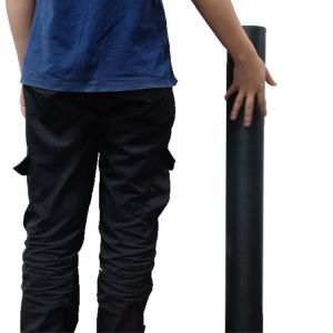 3K Pattern Carbon Fiber Tube for Below 120 C Degree in Matte Finish 180mm 200mm