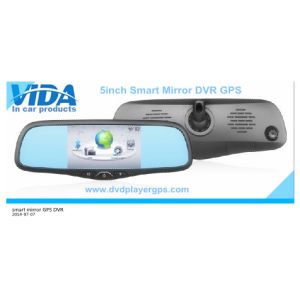 mirror GPS DVR with HD DVR,Bluetooth,MP5,FM,5"Capacitive Panel,Exclusive Private