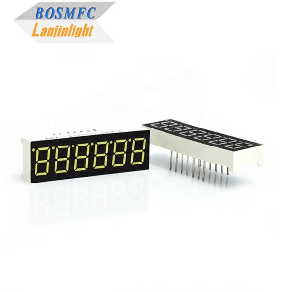 Quality 0.36 Inch 7 Segment LED Display 6 Digits Multi Function 20mA wholesale