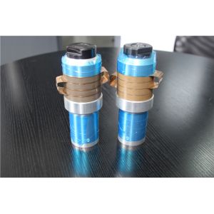 Stepped Column 1200w Ultrasonic Piezoelectric Transducer , 24 Khz Ultrasonic