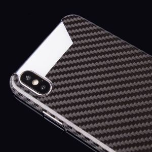 Black 3K Carbon Fiber Iphone Case Twill Glossy / Matte Finish Oem Service
