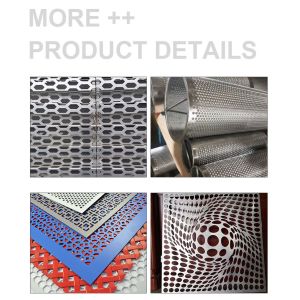 Decorative Stainless Perforated Sheet 4x8 Punching Mesh Panels