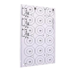 China SMD LED Lighting Double Layer PCB Board Min Line Width 0.1mm on sale