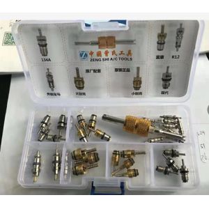 First-Class 134A Pressure gauge set, metal handle, explosion-proof bottle opener