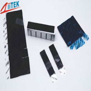 China 4.5mmt Rohs Compliant Thermal Conductive Silicone Pad For Automotive Electronics on sale