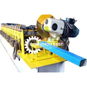 Cheap Germany Steel Profile Soffit Panel Pipe Type Down Spout Roll Forming Machine for sale