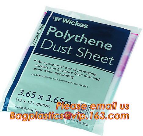 Quality Plastics pe protective drop cloth, plastic protective drop cloth, Plastic protective drop cloth/ dust sheet/cover film wholesale