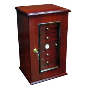 Cheap Large Capacity Cigar Display Humidor Cigar Cabinet Box Smart With High Glossy Painting for sale