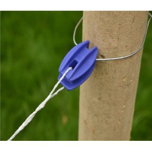 PP Material End Strain Insulator Water Repellency Good Electric Fence Accessorie