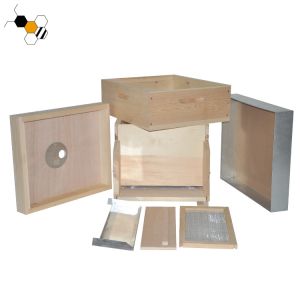 8 Frames Fir Wood Beehive Corrosion Resistant Honey Farming Box