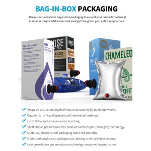 Easy To Carry 1l 3l 5l 10l Wine Bags Packaging Bib Bag In Box With Spout BIB Box