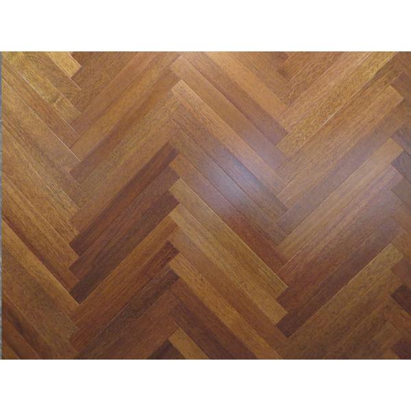Quality Merbau Herringbone Engineered Wood Flooring 350-1200mm Enviromental wholesale