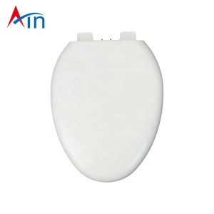 Modern Slow Down Close Sanitary Toilet Seat Covers , Auto Elongated Lid Cover