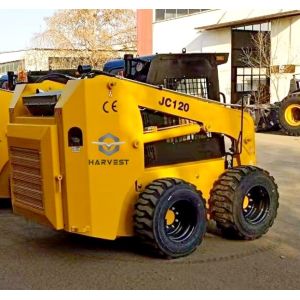 1200kg JC120 Skid Steer Loader 0.55m3 Bucket with Cummins engine and Brush