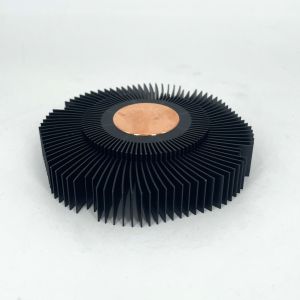 Sunflower Profiles Extruded Aluminium Heat Sink AL6063 With Copper Core
