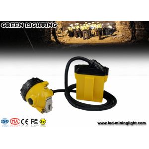 25000lux Rechargeable LED Headlamp with Cable , Explosion Proof Miners Light for
