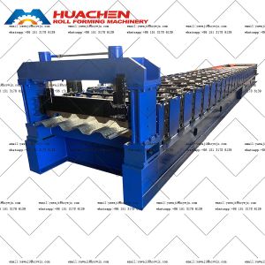 China Efficient Roof Panel Roll Forming Machine Roofing Sheet Making Machine With 15m/min Speed on sale