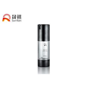 Cheap AS Material Black Airless Pump Bottle For Personal Care Cream SR-2108G for sale