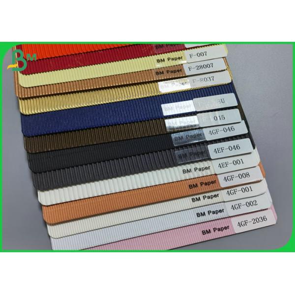 Single Faced Wave Flute Colour Corrugated Paper Cardboard Sheet For Gift Carton 