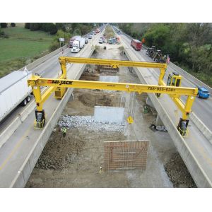 5m 60m Span Mobile Gantry Crane With Single Hook