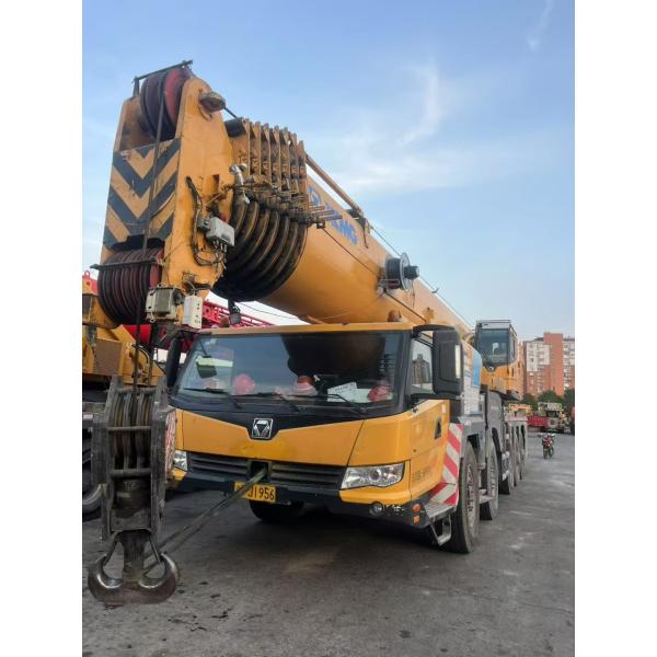 Quality XCT130L8 130 Ton Mobile Hydraulic Truck Crane YELLOW Heavy Lifting Equipment with After-sales Service wholesale