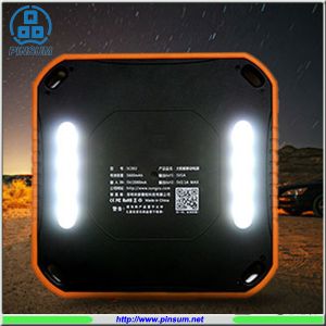 portable solar power bank 5600mah waterproof solar power bank