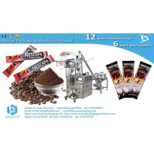 How to pack rounded corner stick packaging for powder BSTV-160F