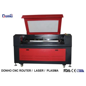 Red Color CO2 Laser Engraving Machine with Leetro Control System For Acrylic /