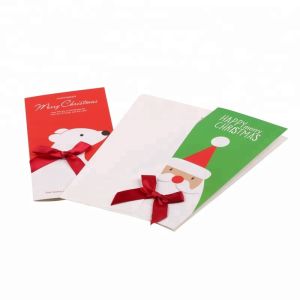 Custom Design Christmas Paper Greeting Card For Promotion Gifts Handmade