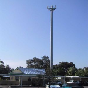 Q235 Microwave Towers Mobile Cell Phone Tower With Four Platforms