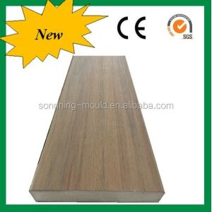 Customized PVC Co-extrusion Wood Pattern Plastic Lumber for Landscaping