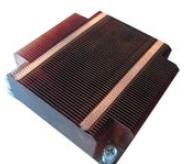 China GS ROHS Aluminum Heat Sinks ,Thin Round Silver Copper Cooling Fin on sale