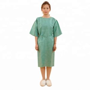 China 50gsm Short Sleeve Sterile Disposable Protective Gowns on sale