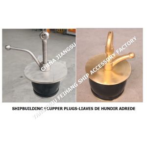 IMPA 232481 Model 50ON-50 Deck Scupper Plug, Gutter Plug Shipbuilding Scupper
