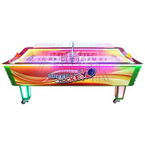 Curve Surfuce Air Hockey 2 Players Coin Operated Machine / Ticket Redemption