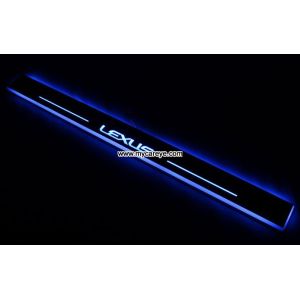 Lexus ES LED lights side step car door sill led light auto pedal scuff