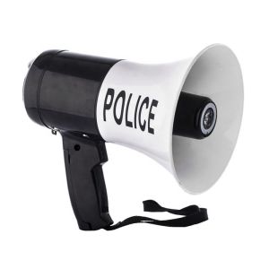 Intelligent 30W Rechargeable Megaphone for Armed Forces and Security Needs