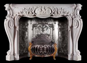 Cheap Home decoration Marble stone fireplace mantel surrounds,China marble fireplace supplier for sale