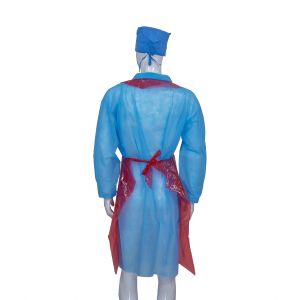 Oil-Prood Anti-Dust Smooth Or Embossed Surface PE Apron Waterproof Colorful For